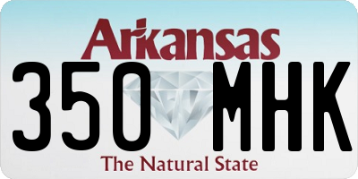 AR license plate 350MHK