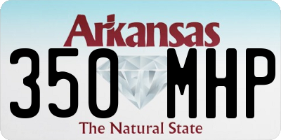 AR license plate 350MHP
