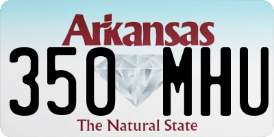 AR license plate 350MHU