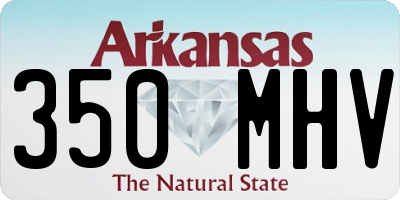 AR license plate 350MHV