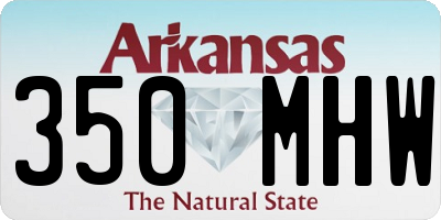 AR license plate 350MHW