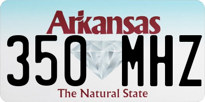 AR license plate 350MHZ