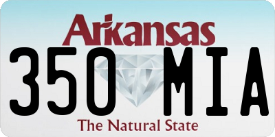AR license plate 350MIA