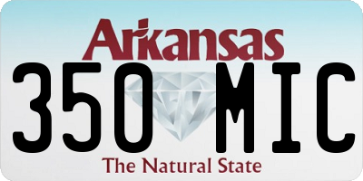 AR license plate 350MIC