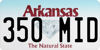 AR license plate 350MID