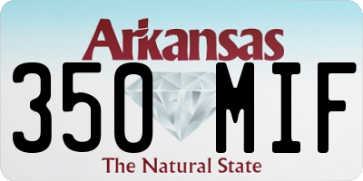AR license plate 350MIF