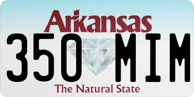 AR license plate 350MIM