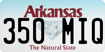 AR license plate 350MIQ