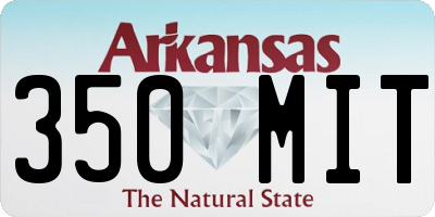 AR license plate 350MIT