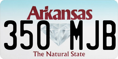 AR license plate 350MJB