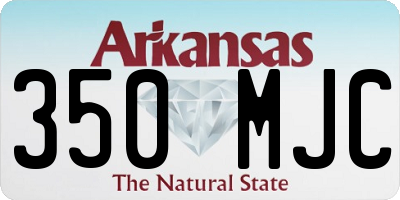 AR license plate 350MJC
