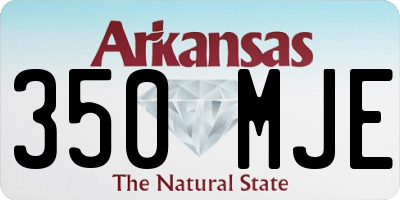 AR license plate 350MJE