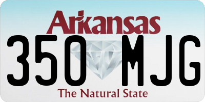 AR license plate 350MJG