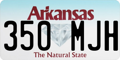 AR license plate 350MJH