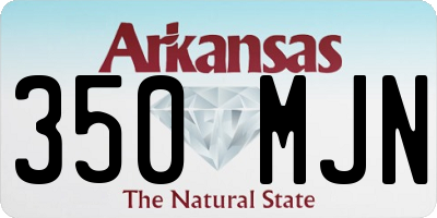 AR license plate 350MJN