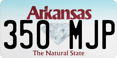 AR license plate 350MJP