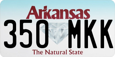 AR license plate 350MKK