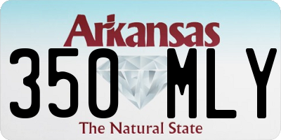 AR license plate 350MLY