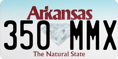 AR license plate 350MMX