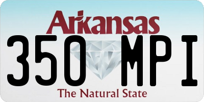 AR license plate 350MPI