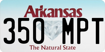 AR license plate 350MPT