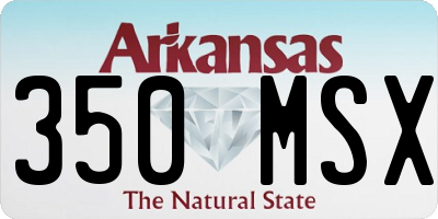 AR license plate 350MSX