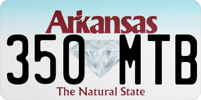 AR license plate 350MTB