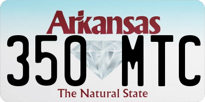AR license plate 350MTC