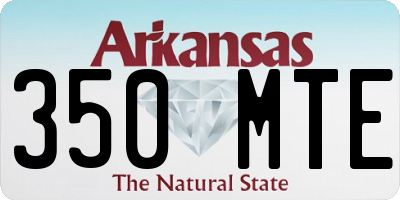 AR license plate 350MTE