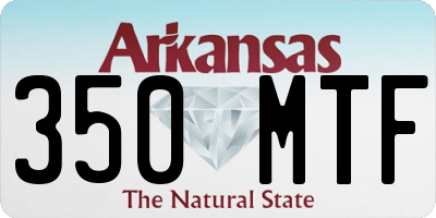 AR license plate 350MTF