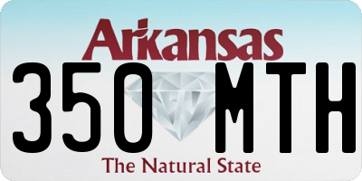 AR license plate 350MTH