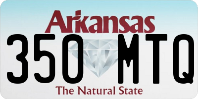 AR license plate 350MTQ