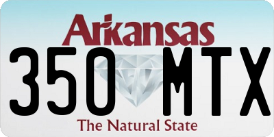 AR license plate 350MTX