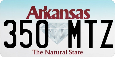 AR license plate 350MTZ
