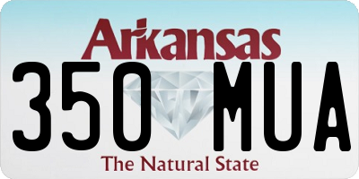 AR license plate 350MUA