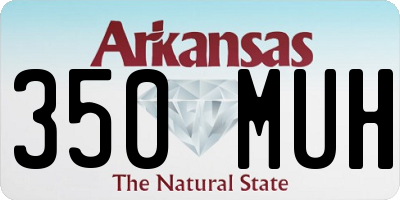 AR license plate 350MUH