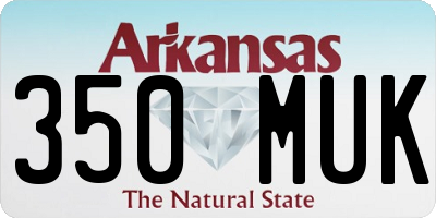 AR license plate 350MUK
