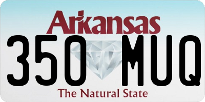 AR license plate 350MUQ