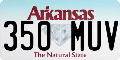AR license plate 350MUV