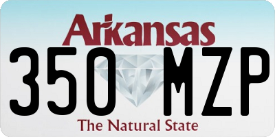 AR license plate 350MZP