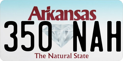 AR license plate 350NAH