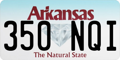 AR license plate 350NQI