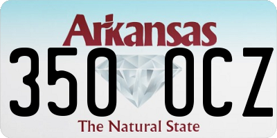 AR license plate 350OCZ