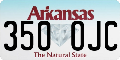 AR license plate 350OJC