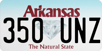 AR license plate 350UNZ