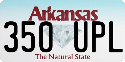 AR license plate 350UPL