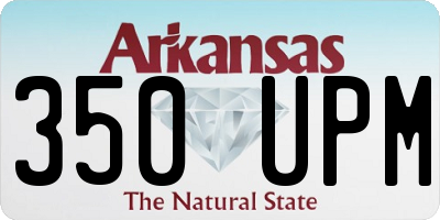 AR license plate 350UPM