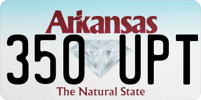 AR license plate 350UPT
