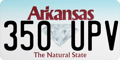 AR license plate 350UPV