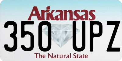 AR license plate 350UPZ